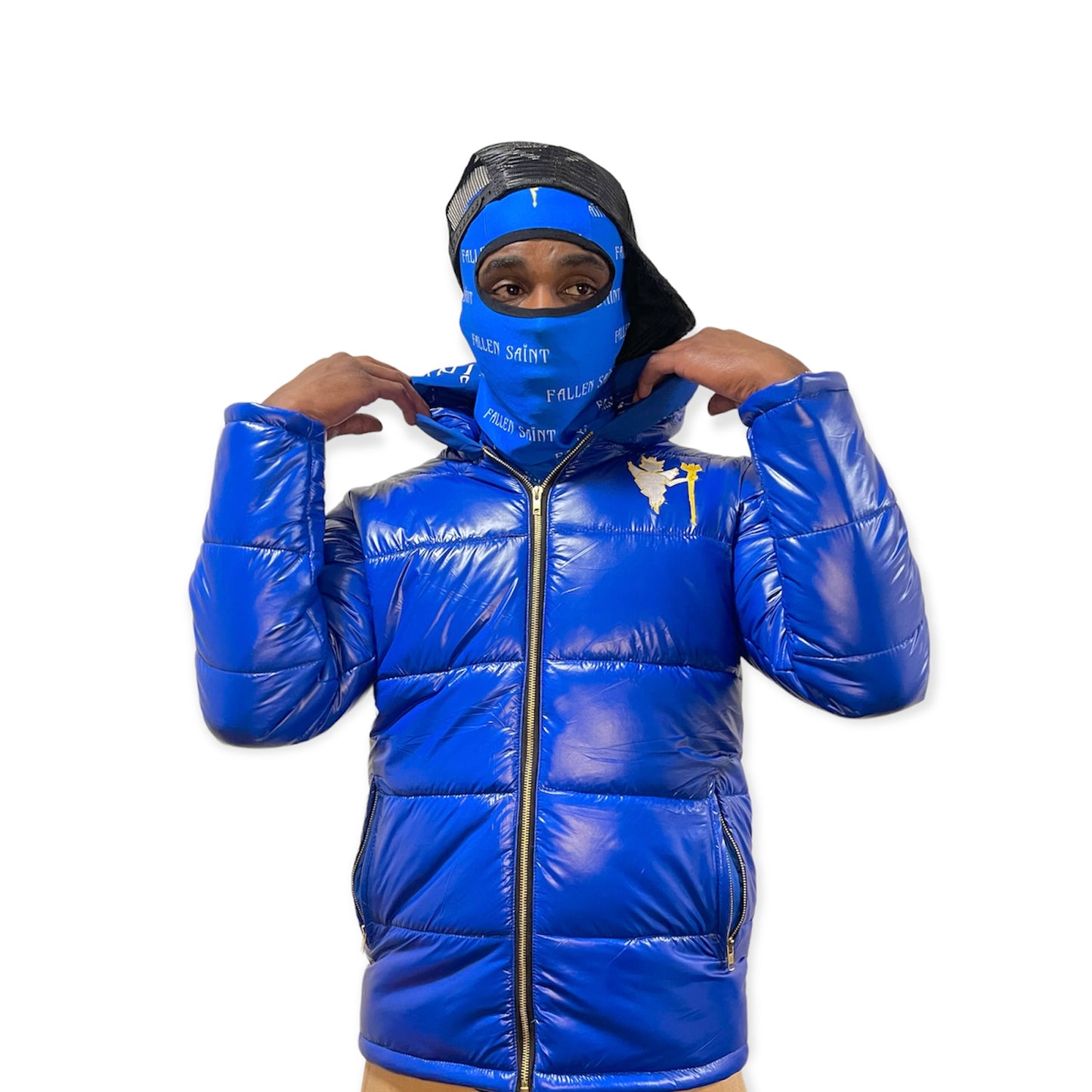 Blue Biker Mask