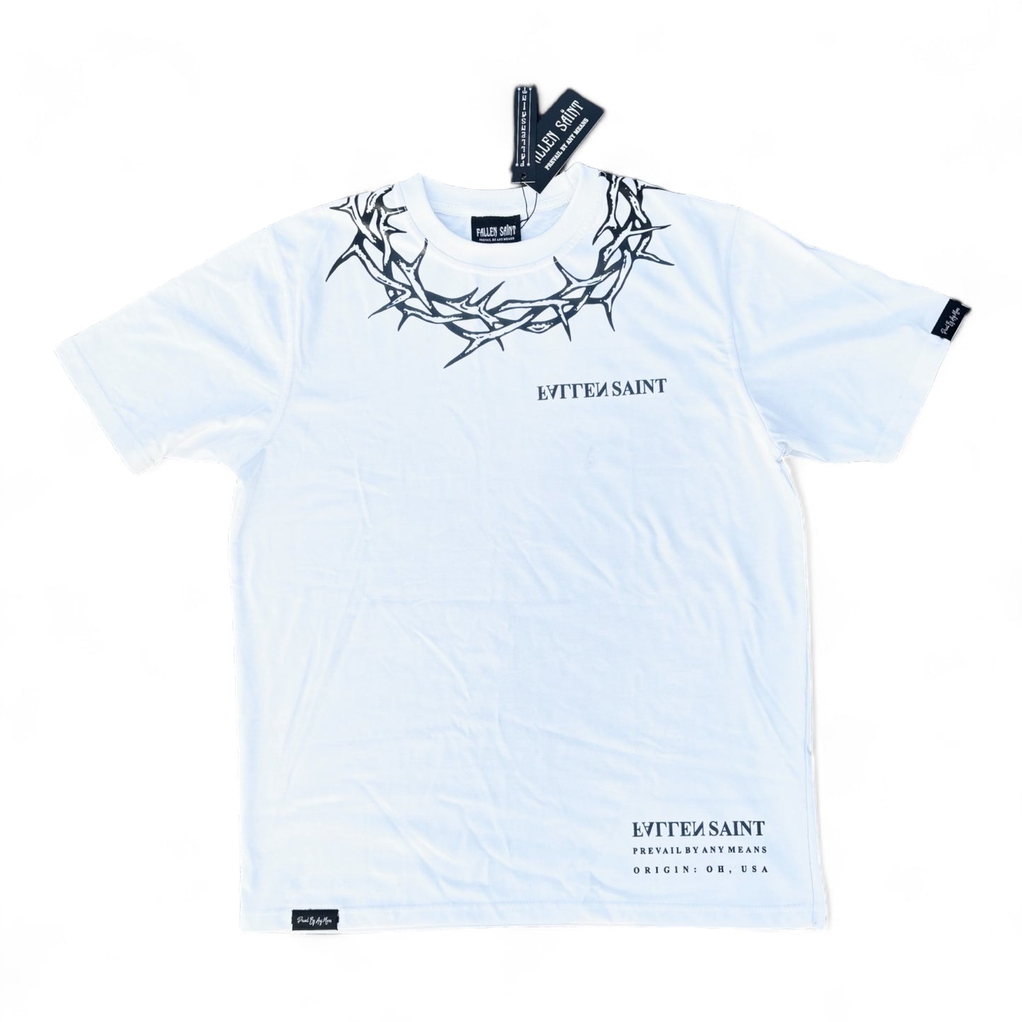 THORNED WHITE TEE